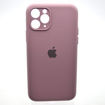 Силіконовий чохол накладка Silicon Case Full Camera для iPhone 11 Pro Max Black Currant 85382 фото
