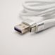 Кабель ANSTY S-035-A Zinc Alloy Micro USB QC 3.1A 1M White 49640 фото 7