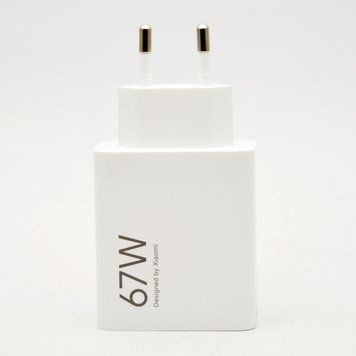 Мережевий зарядний пристрій Xiaomi 67W Power Adapter White (BHR6035EU) Original (тех.пакет) 92309 фото