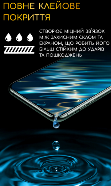 Захисне скло OG Golden Armor для Xiaomi Redmi 10 Black 30524 фото