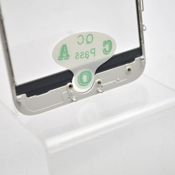 Стекло LCD Apple iPhone 8 с рамкой, OCA и сеточкой спикера White Original 1:1 71085 фото