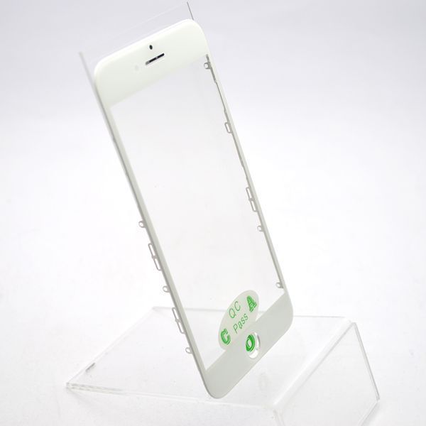 Стекло LCD Apple iPhone 8 с рамкой, OCA и сеточкой спикера White Original 1:1 71085 фото