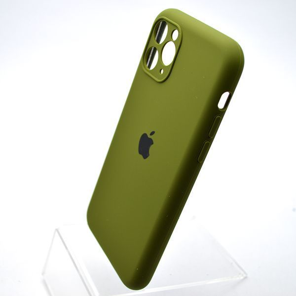 Силиконовый чехол накладка Silicon Case Full Camera для iPhone 11 Pro Pine Forest Green 52440 фото