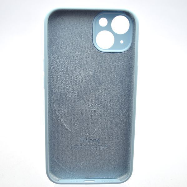 Силіконовий чохол накладка Silicon Case Full camera для iPhone 13 New Sky Blue 83031 фото