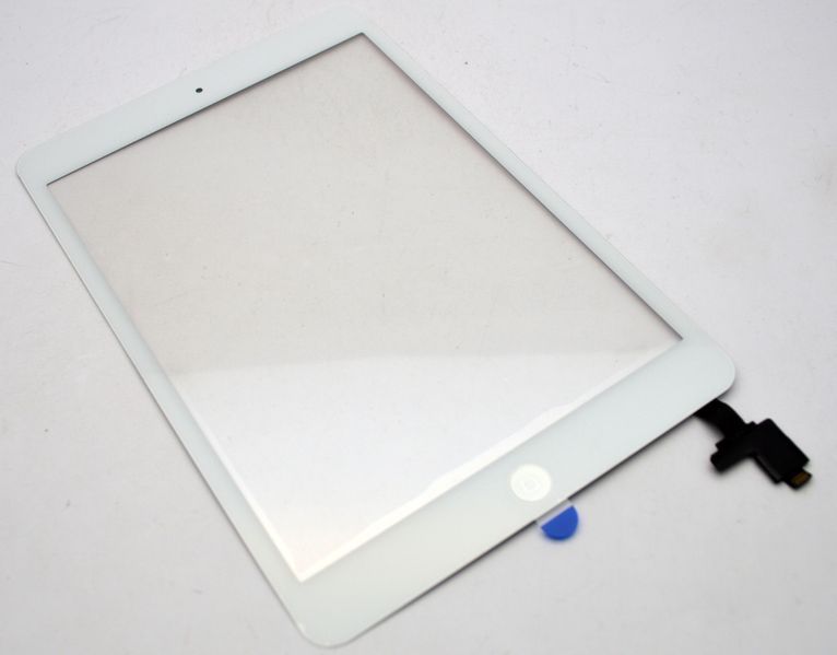 Сенсор (тачскрин) Apple iPad Mini/Mini 2 A1432/A1454 (PN: 820-3291-A) с кнопкой HOME Белый Оригинал 13627 фото