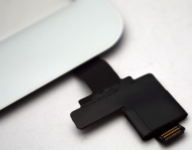 Сенсор (тачскрин) Apple iPad Mini/Mini 2 A1432/A1454 (PN: 820-3291-A) с кнопкой HOME Белый Оригинал 13627 фото