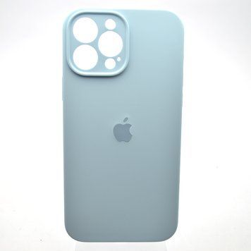 Силиконовый чехол накладка Silicon Case Full camera для iPhone 13 Pro New Sky Blue 81290 фото