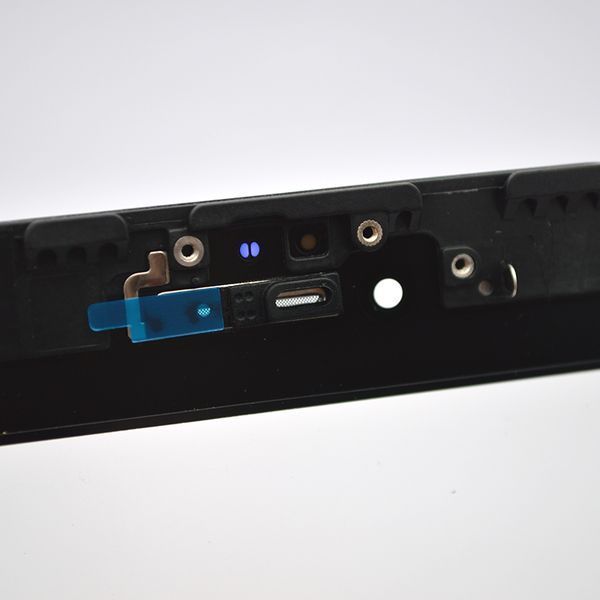 Стекло LCD Apple iPhone 6S Plus с рамкой, OCA и сеточкой спикера Black Original 1:1 48158 фото