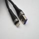 Кабель ANSTY S-023-I Zinc Alloy Nylon Lightning 5A 1M Black 39536 фото 7