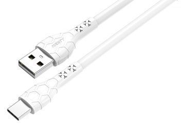 Кабель ANSTY Z-032-T Type-C QC 3.1A 1M Білий 51481 фото