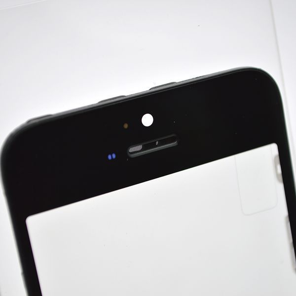Скло LCD Apple iPhone 5S з рамкою та OCA Black Original 1:1 32804 фото