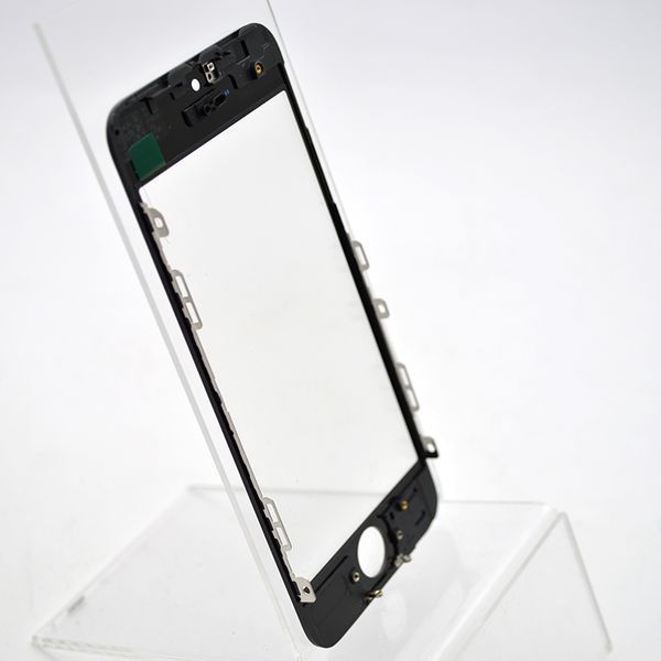 Скло LCD Apple iPhone 5S з рамкою та OCA Black Original 1:1 32804 фото