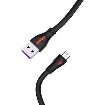 Кабель ANSTY Z-16-A Micro USB 3A 1M Чорний 89242 фото