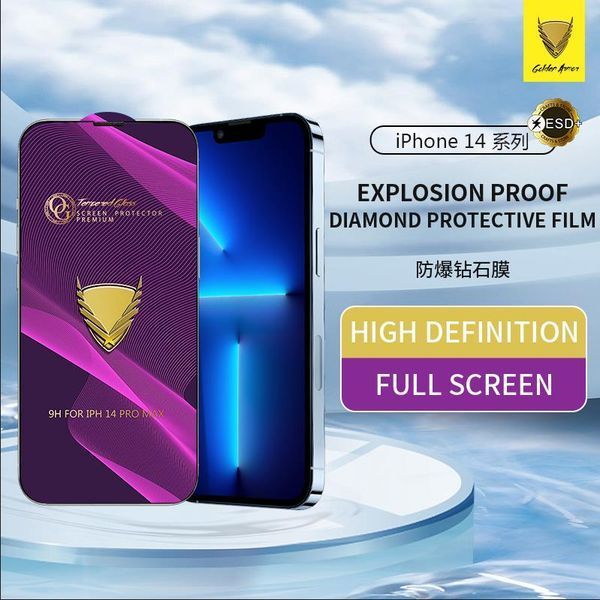 Захисне скло OG Golden Armor для Apple iPhone Xs Max/iPhone 11 Pro Max Black 89470 фото
