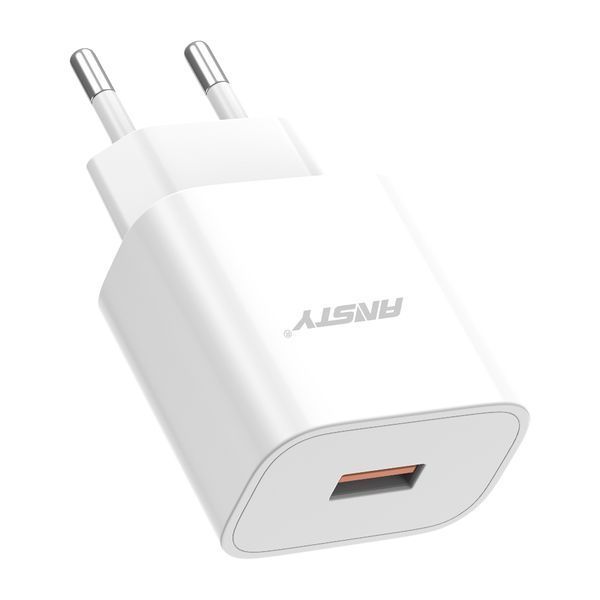 Сетевой зарядный аппарат ANSTY C-030-I with Lightning cable 2.4A 1 USB Белый 32643 фото