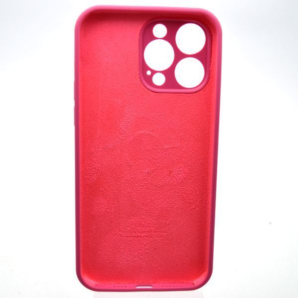 Силіконовий чохол накладка Silicon Case Full Camera для iPhone 14 Pro Dragon Fruit Color 48995 фото