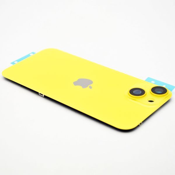 Задняя крышка со стеклом камеры Apple iPhone 14 Yellow Original 48640 фото