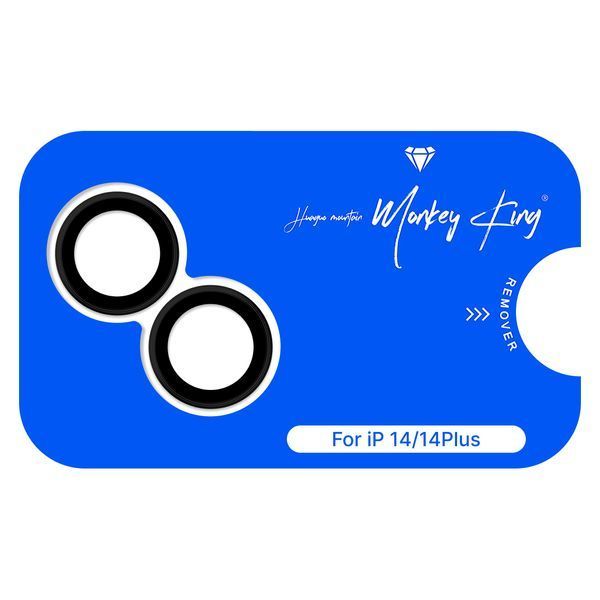 Защитное стекло на камеру Monkey King Sapphire Camera Lens для iPhone 14/14 Plus Black 96898 фото