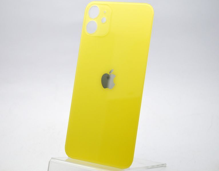 Задняя крышка Apple iPhone 11 Yellow HC (с большим отверстием под камеру) 41353 фото