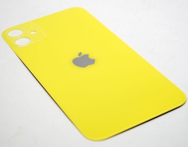 Задняя крышка Apple iPhone 11 Yellow HC (с большим отверстием под камеру) 41353 фото