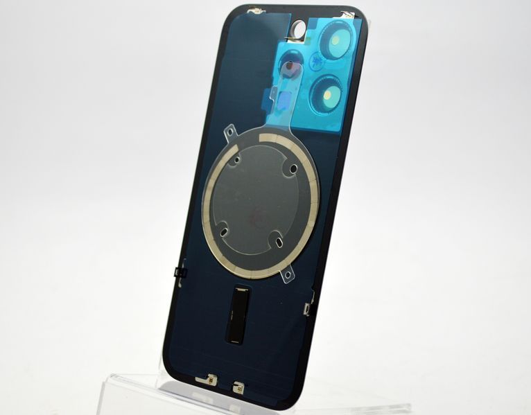 Задня кришка зі склом камери Apple iPhone 15 Pro Blue Titanium Original 32226 фото