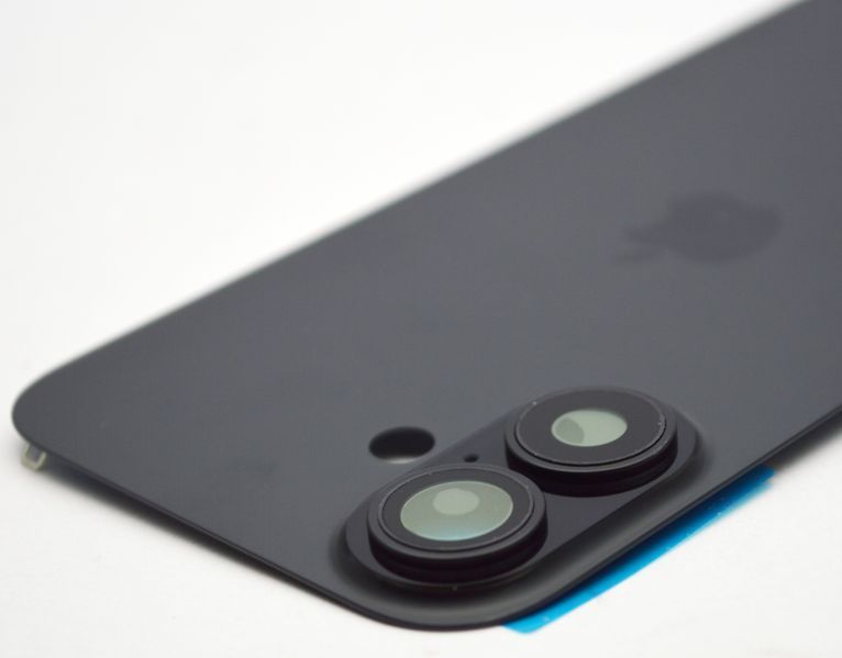 Задня кришка зі склом камери Apple iPhone 16 Black Original (Чорний) 67022 фото