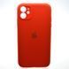 Силиконовый чехол накладка Silicon case Full Camera для iPhone 11 Red 71210 фото
