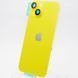 Задняя крышка со стеклом камеры Apple iPhone 14 Yellow Original 48640 фото 4