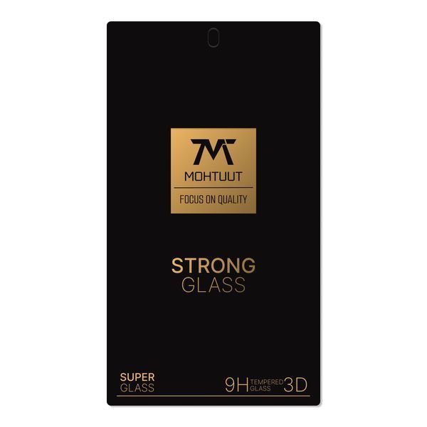 Захисне скло Mohtuut Strong Glass для Apple iPhone 13/13 Pro/iPhone 14 Black 62584 фото