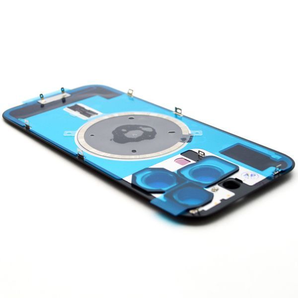 Задняя крышка со стеклом камеры и беспроводная зарядка iPhone 16 Pro Black Titanium Service Original 58860 фото
