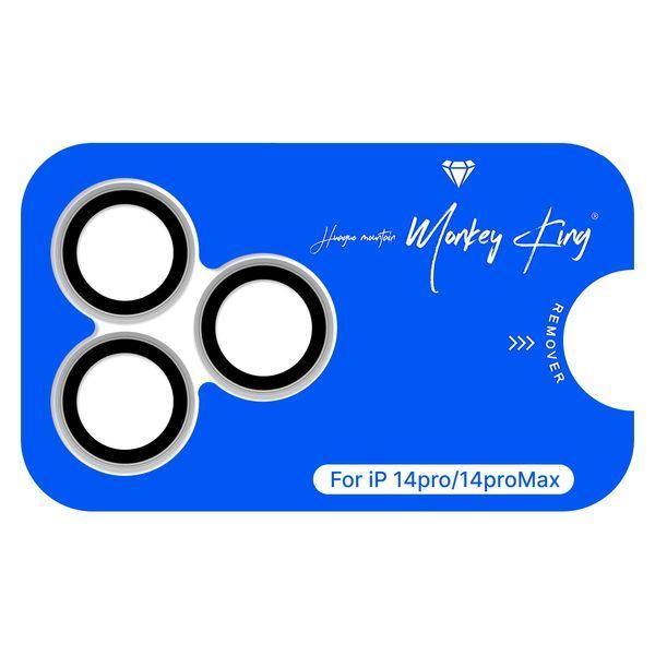 Защитное стекло на камеру Monkey King Sapphire Camera Lens для iPhone 14 Pro/14 Pro Max Silver 41301 фото