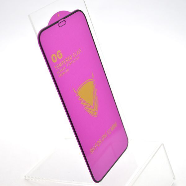 Защитное стекло OG Golden Armor для Apple iPhone 12 Mini Black 65293 фото
