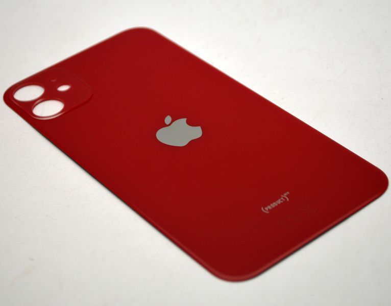 Задняя крышка Apple iPhone 11 Red HC (с большим отверстием под камеру) 76650 фото