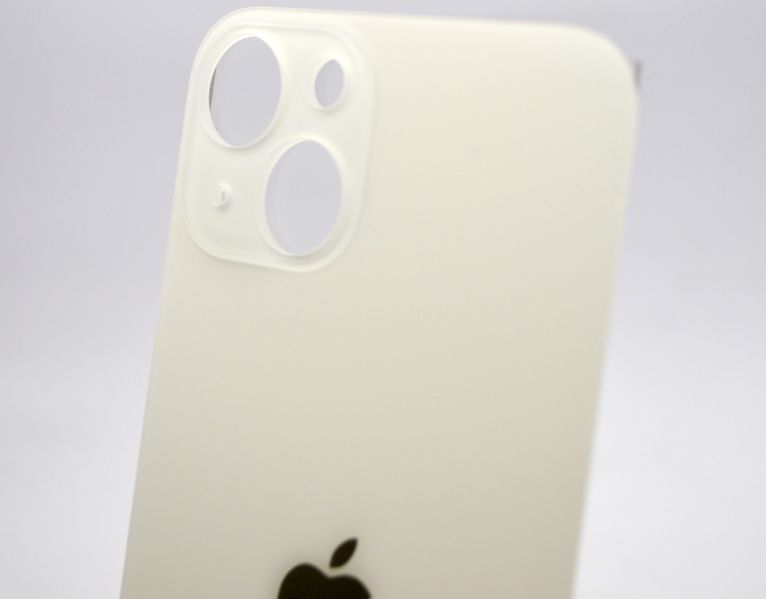 Задня кришка Apple iPhone 13 Starlight Original (з великим отвором під камеру) 80748 фото