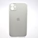 Силиконовый чехол накладка Silicon case Full Camera для iPhone 11 White 58195 фото
