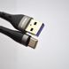 Кабель ANSTY S-023-T Zinc Alloy Nylon Type-C 5A 1M Black 56558 фото 4