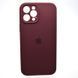 Силиконовый чехол накладка Silicon Case Full Camera для iPhone 12 Pro Max Plum 75812 фото