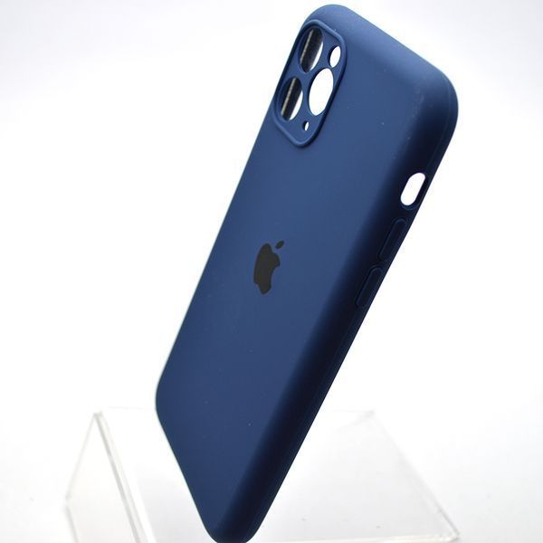 Силиконовый чехол накладка Silicon Case Full Camera для iPhone 11 Pro Deep Sea Blue 74881 фото
