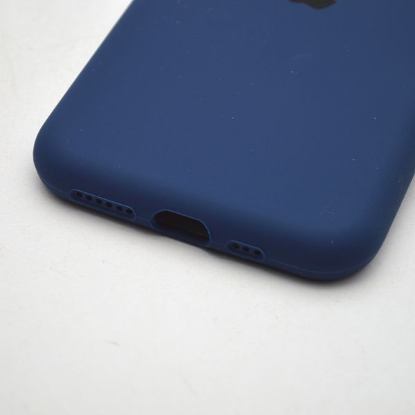 Силиконовый чехол накладка Silicon Case Full Camera для iPhone 11 Pro Deep Sea Blue 74881 фото