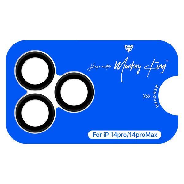 Защитное стекло на камеру Monkey King Sapphire Camera Lens для iPhone 14 Pro/14 Pro Max Black 46601 фото