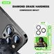 Захисне скло на камеру BJLM King King OG Pure Glass для Apple iPhone 14 Pro/14 Pro Max Black 49395 фото 2