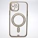 Чохол накладка з MagSafe Elegant Case для Apple iPhone 12 Blue 75868 фото