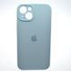 Силиконовый чехол накладка Silicon Case Full Camera для iPhone 15 New Sky Blue 84230 фото
