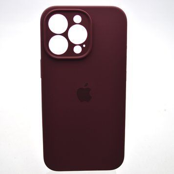 Силиконовый чехол накладка Silicon Case Full Camera для iPhone 13 Pro Plum 98167 фото