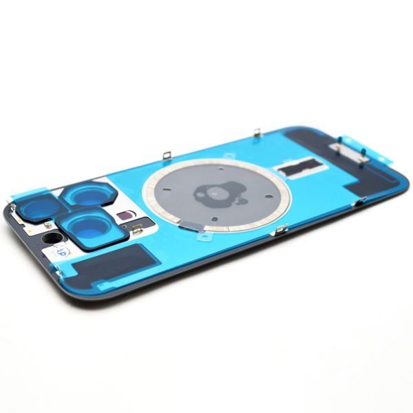 Задняя крышка со стеклом камеры и беспроводная зарядка iPhone 16 Pro Natural Titanium Service Original 32361 фото