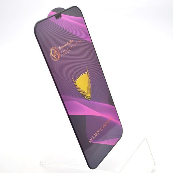 Защитное стекло OG Golden Armor для Apple iPhone 12 Pro Max Black 66474 фото