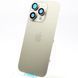 Задняя крышка со стеклом камеры и беспроводная зарядка iPhone 16 Pro Natural Titanium Service Original 32361 фото 4