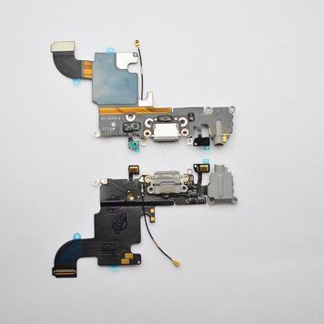 Шлейф Apple iPhone 6S с серым разъемом питания, HF APN:821-00078-B Original 94418 фото