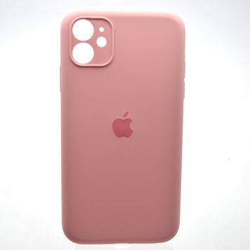 Силиконовый чехол накладка Silicon Case Full Camera для iPhone 11 Rose Pink 69436 фото