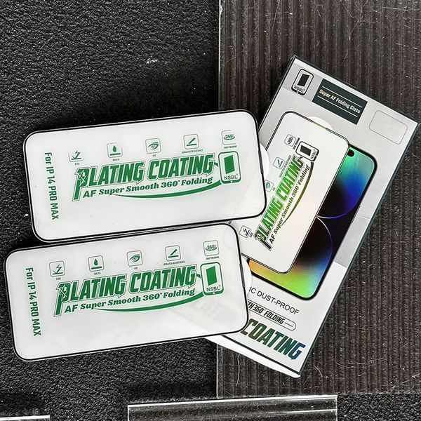 Защитное стекло NSBL Plating Coating AF Glass для Apple iPhone 15 Pro Max 41896 фото